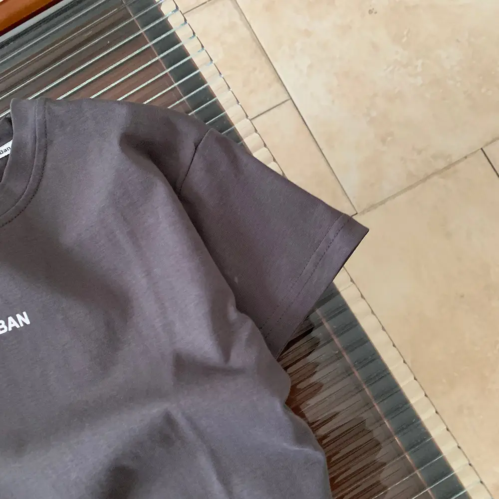 Children Grey Cotton T-Shirt Boys Summer 2025 - Image 5