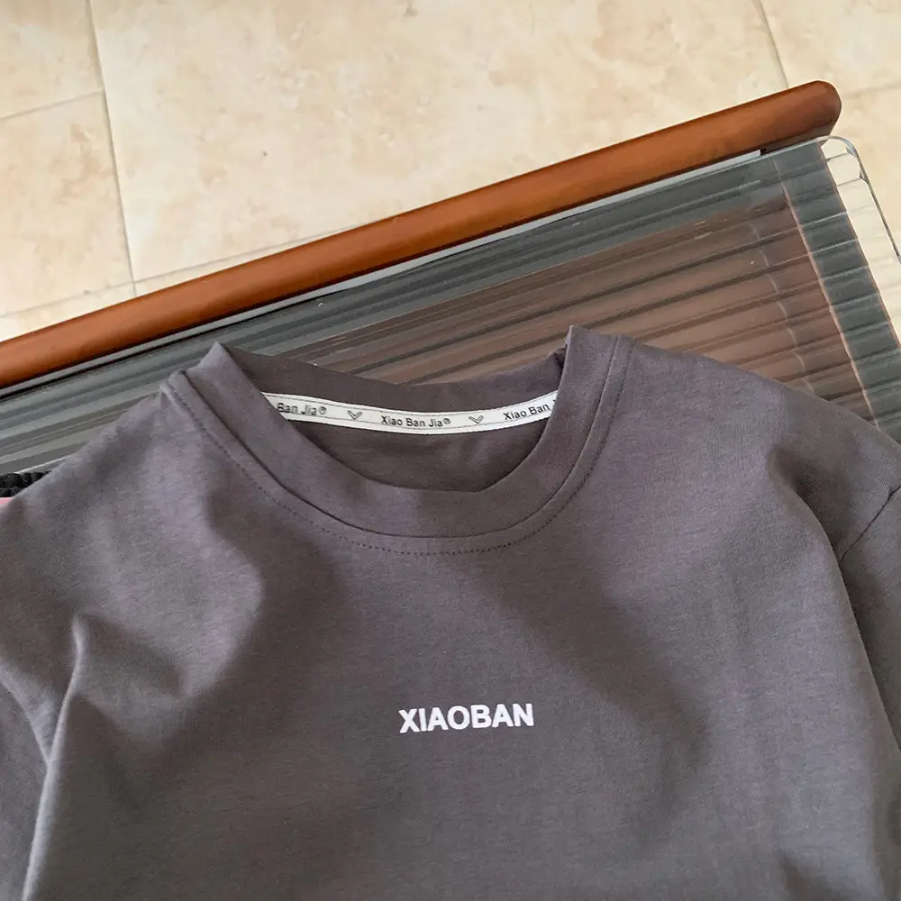 Children Grey Cotton T-Shirt Boys Summer 2025 — feature 5