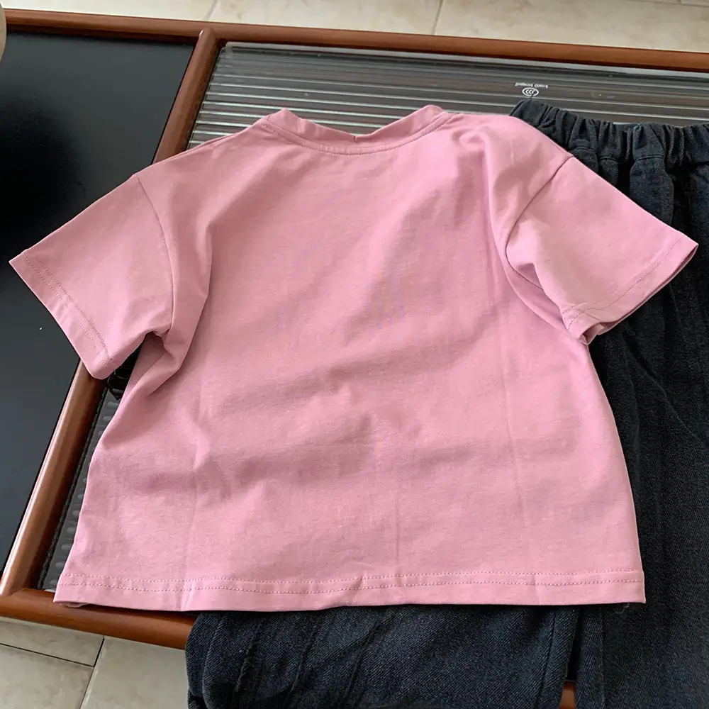 Children Grey Cotton T-Shirt Boys Summer 2025 — feature 8