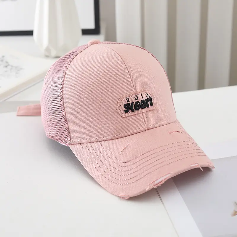 2025 White Embroidered Baseball Cap for Women - Image 2