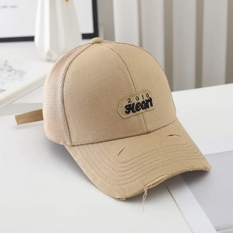 2025 White Embroidered Baseball Cap for Women - Image 4