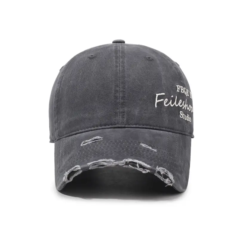 Men's Green Letter Embroidered Cap FELeShore Studio - Image 9