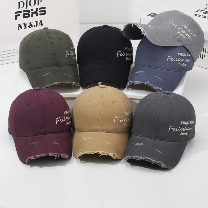 Men's Green Letter Embroidered Cap FELeShore Studio - Image 11