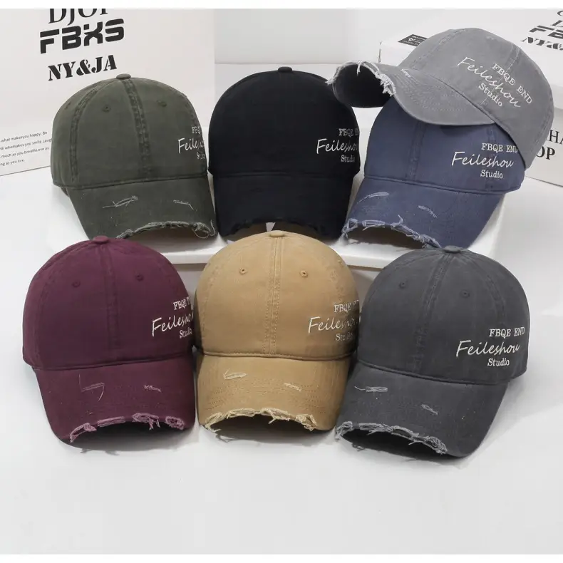 Men's Green Letter Embroidered Cap FELeShore Studio — feature 8