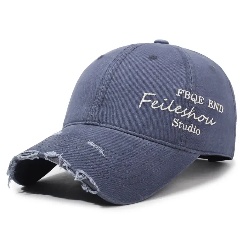 Men's Green Letter Embroidered Cap FELeShore Studio - Image 2