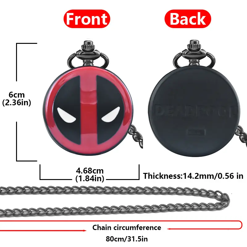 Giant Pirate Pocket Watch Sebas Attack Anime Design - Image 6
