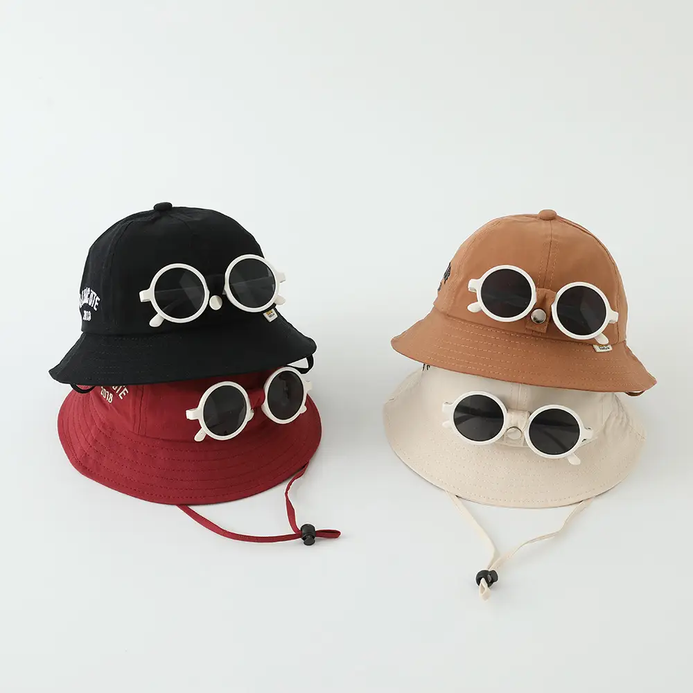 Red Sunglasses Cap for Girls Boys Summer Sunshade — feature 14