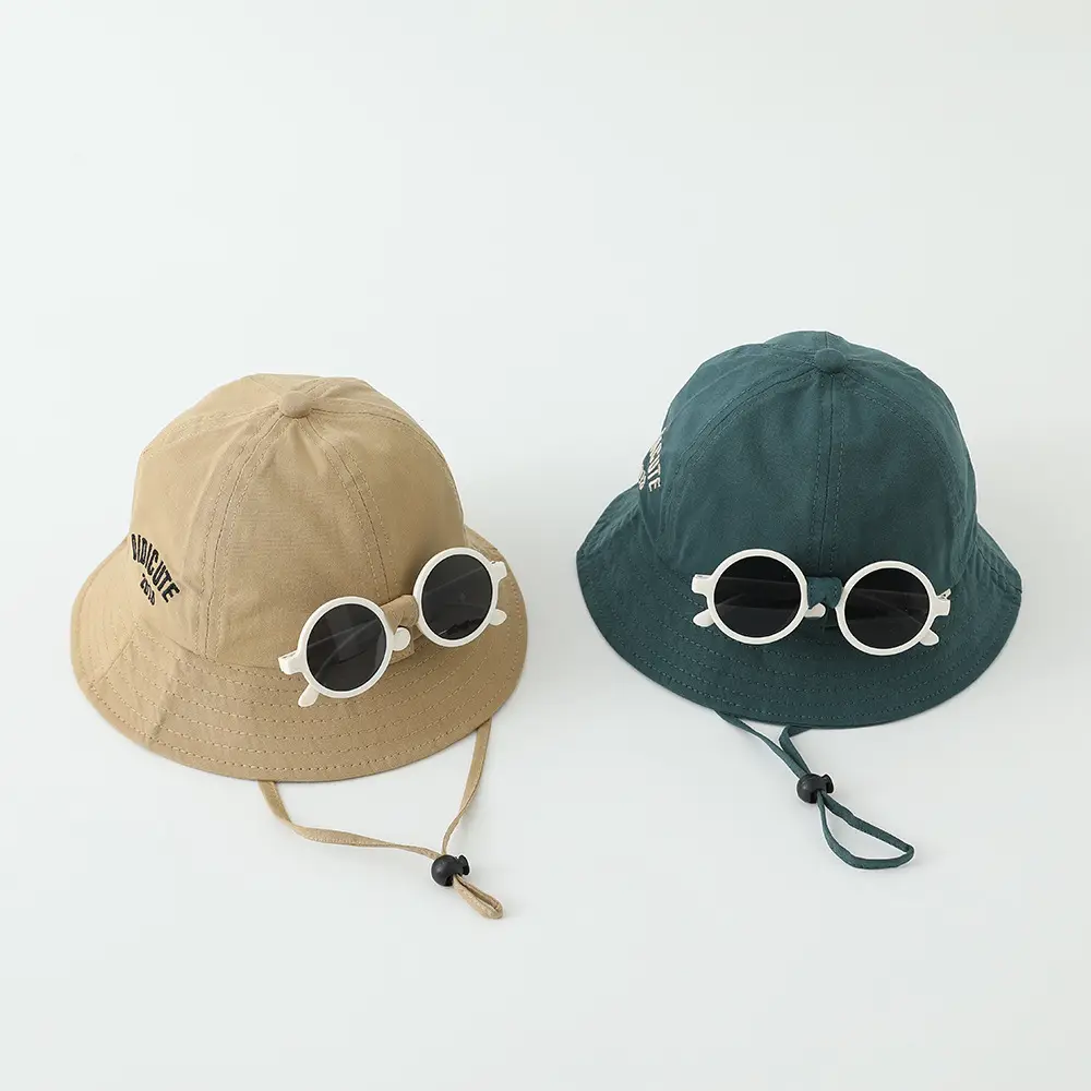 Red Sunglasses Cap for Girls Boys Summer Sunshade — feature 15