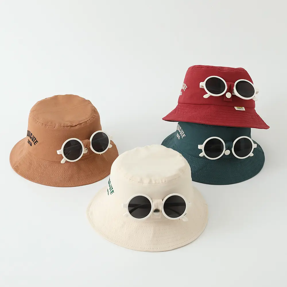 Red Sunglasses Cap for Girls Boys Summer Sunshade — feature 20