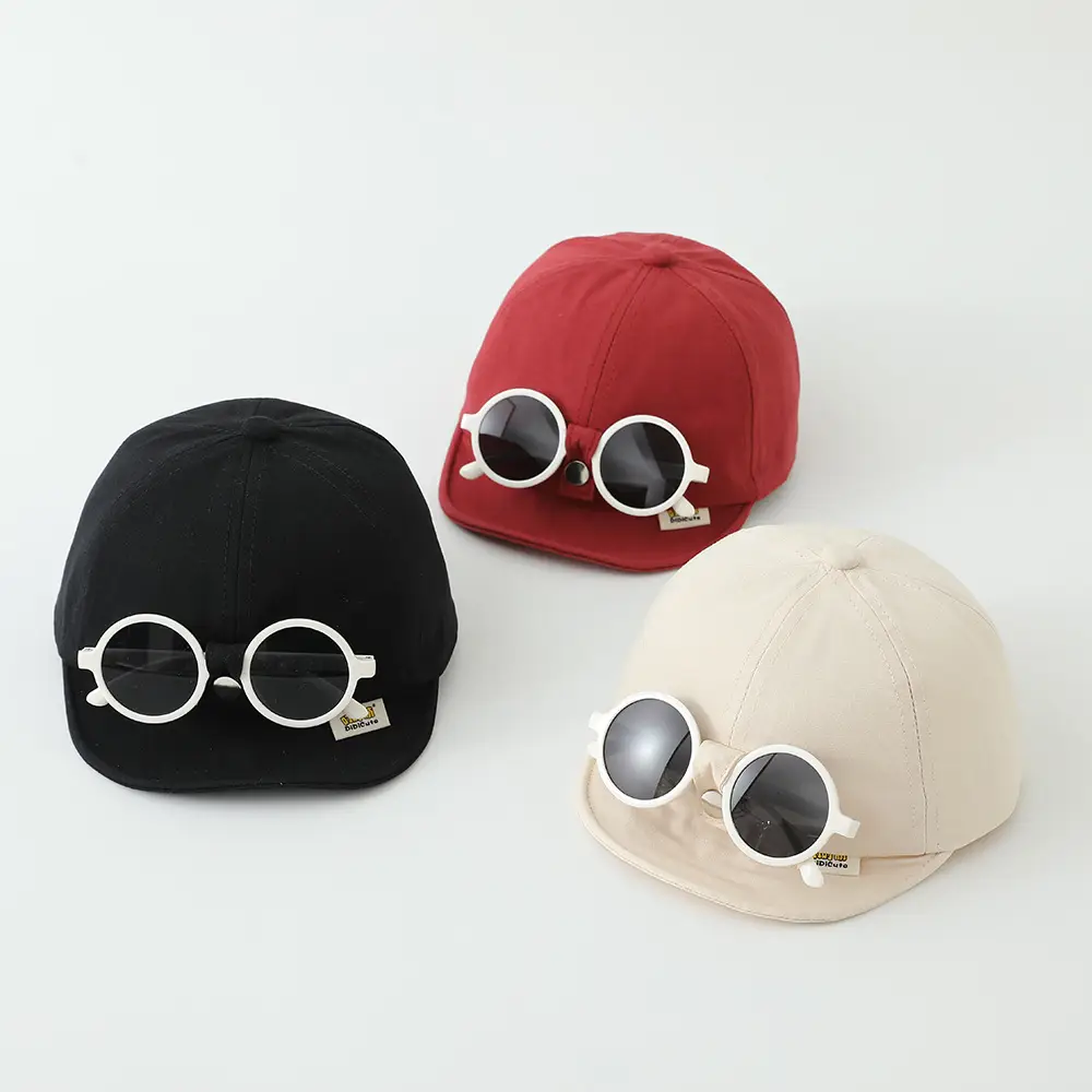 Red Sunglasses Cap for Girls Boys Summer Sunshade — feature 4