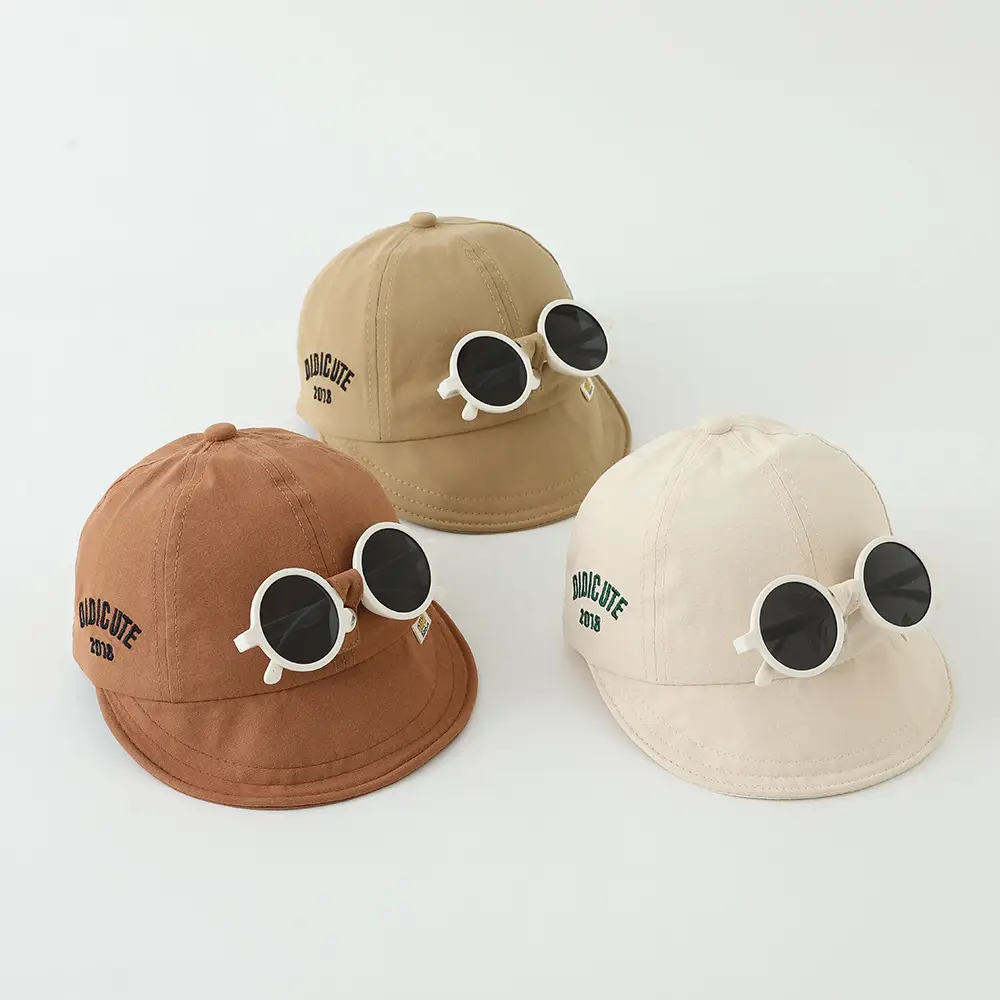 Red Sunglasses Cap for Girls Boys Summer Sunshade — feature 9