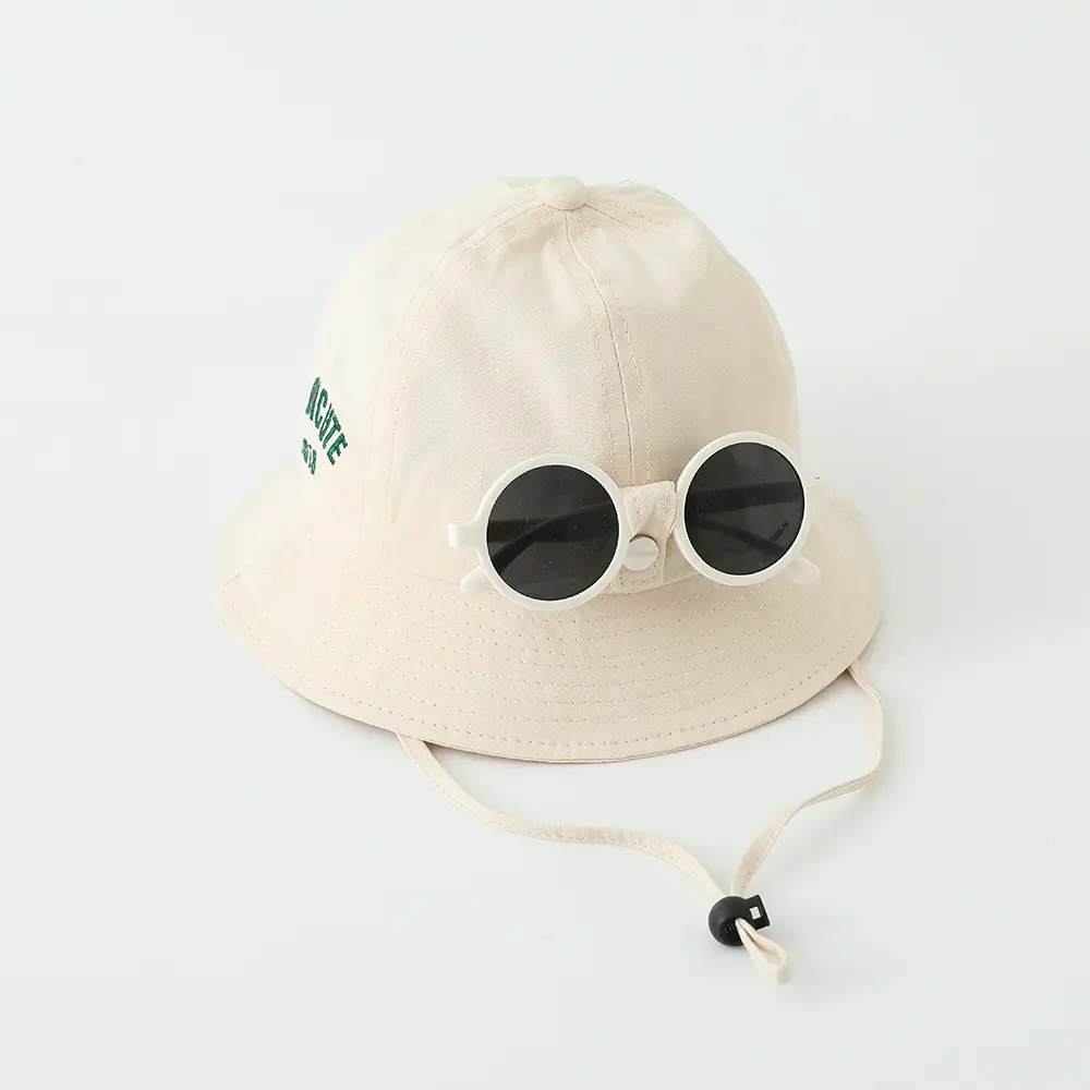 Red Sunglasses Cap for Girls Boys Summer Sunshade