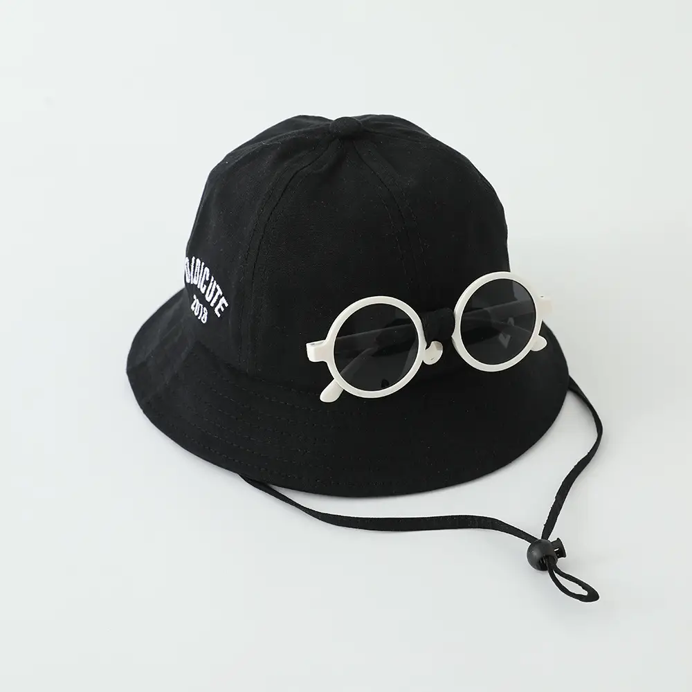 Red Sunglasses Cap for Girls Boys Summer Sunshade
