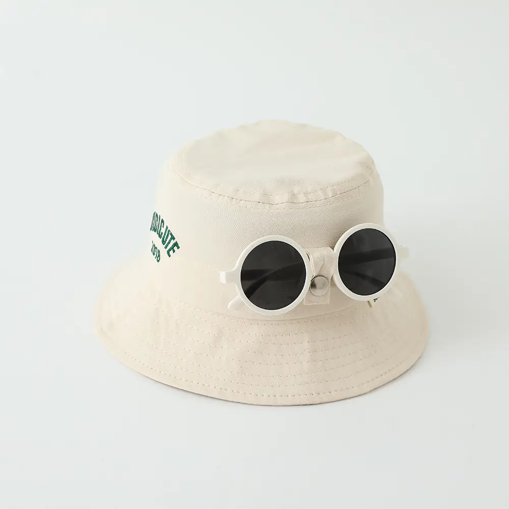 Red Sunglasses Cap for Girls Boys Summer Sunshade