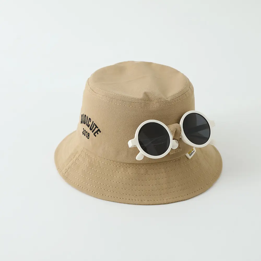 Red Sunglasses Cap for Girls Boys Summer Sunshade