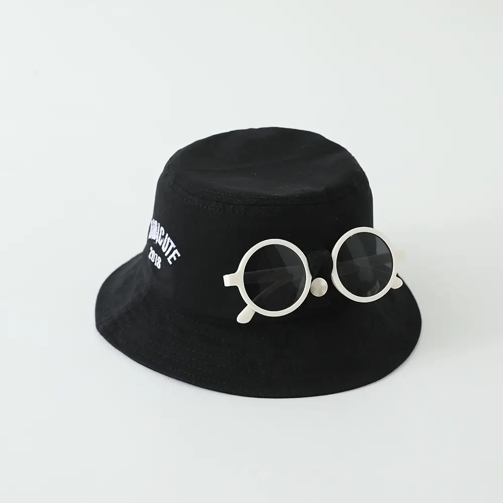 Red Sunglasses Cap for Girls Boys Summer Sunshade