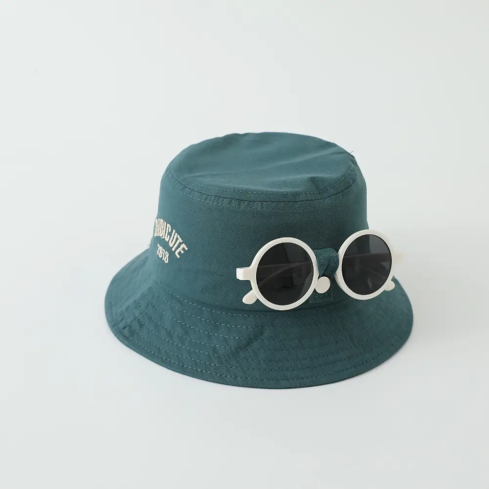 Red Sunglasses Cap for Girls Boys Summer Sunshade