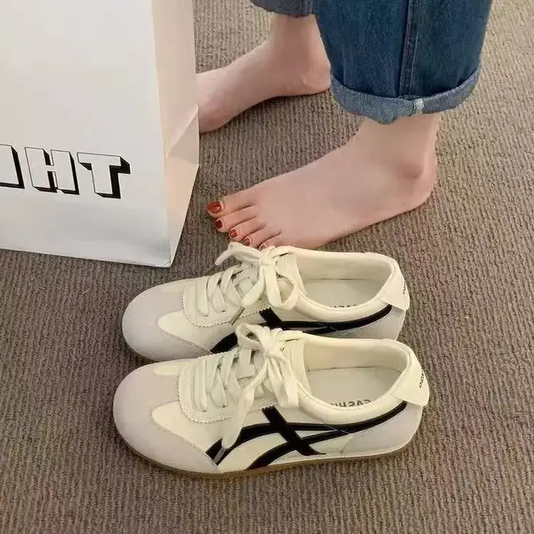 Women's White German Training Shoes Flat All-match Sports Casual - Image 7