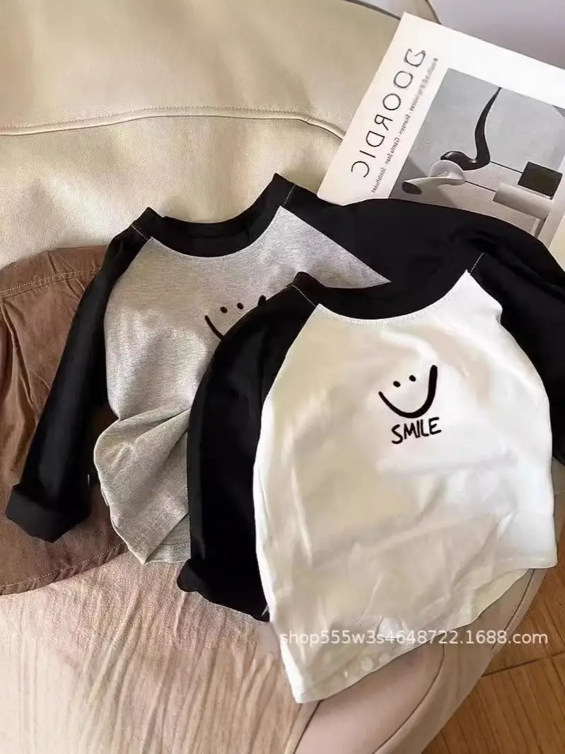 2025 Boys & Girls T-Shirts Long Sleeve Spring Fall - Image 11