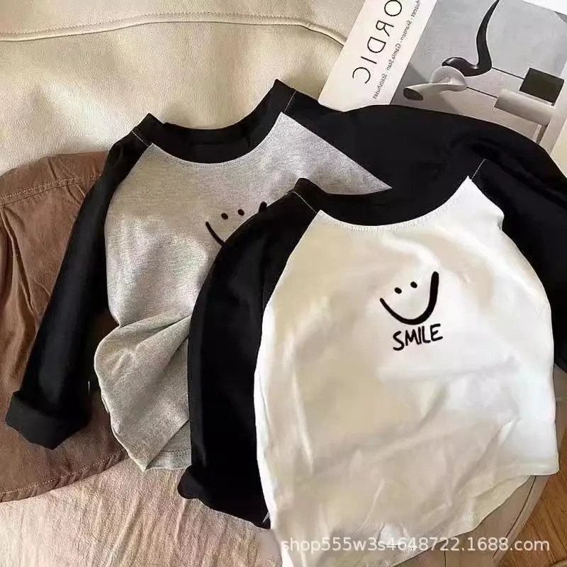 2025 Boys & Girls T-Shirts Long Sleeve Spring Fall - Image 5