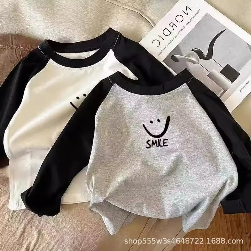 2025 Boys & Girls T-Shirts Long Sleeve Spring Fall - Image 6