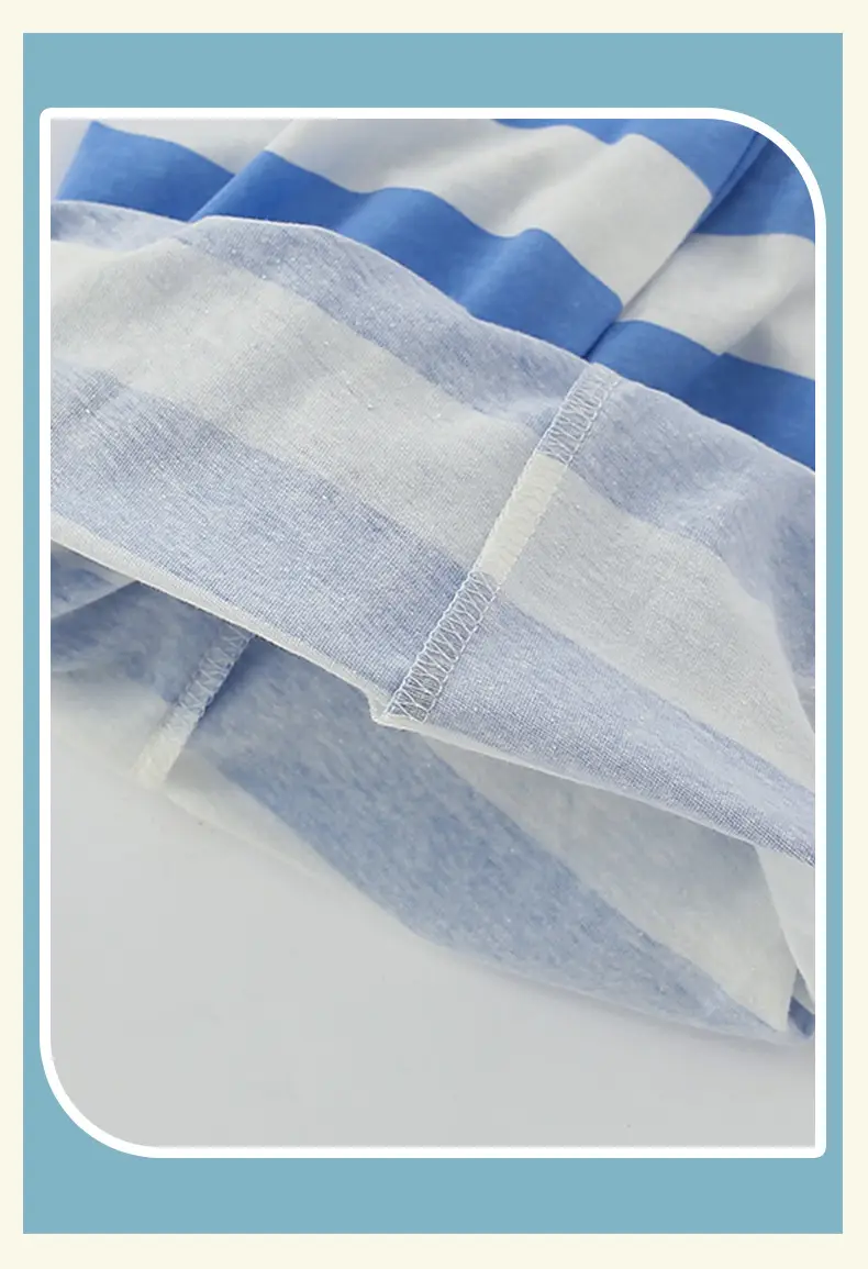 Malwee Boys Blue Sailboat T-Shirt Striped Shorts Set — feature 4