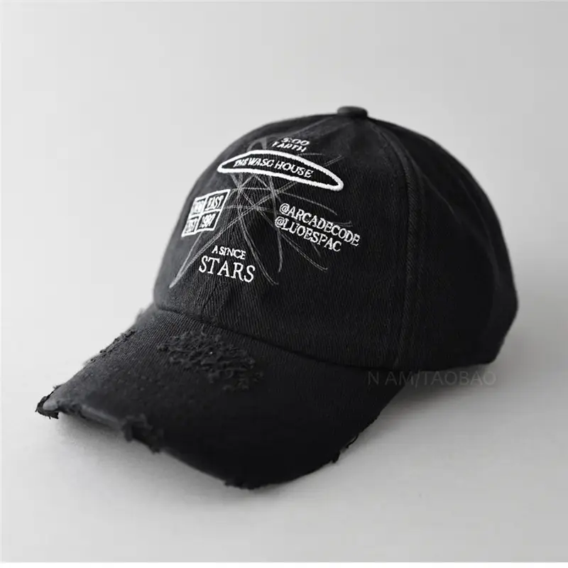 Red American Letter Embroidered Baseball Cap for Men Women - Image 6