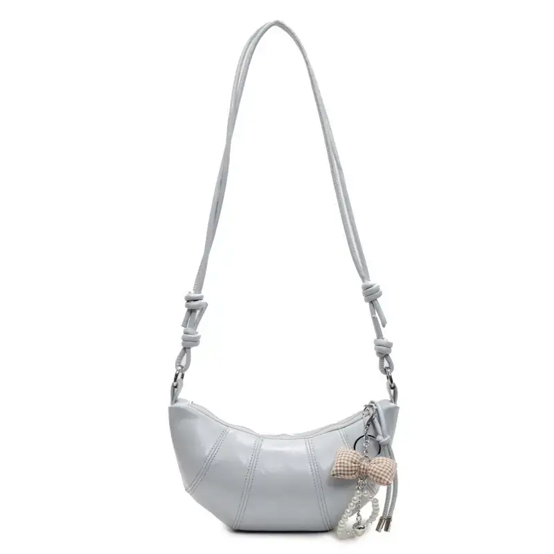 Women's Korean Style Shoulder Bag with Bow Decor - Image 4