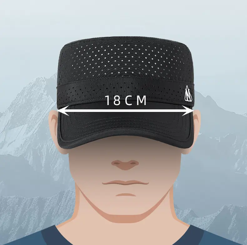 Men's Green Mesh Sunscreen Cap 18CM — feature 18