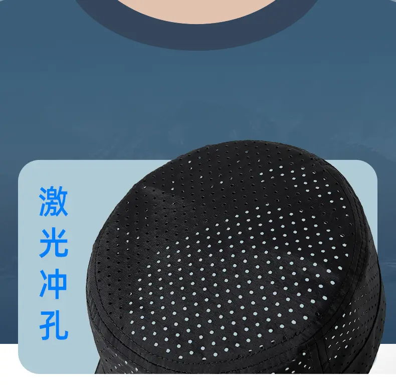Men's Green Mesh Sunscreen Cap 18CM — feature 19