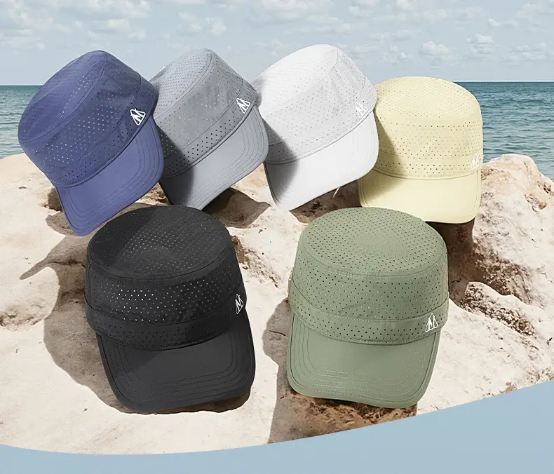 Men's Green Mesh Sunscreen Cap 18CM — feature 21