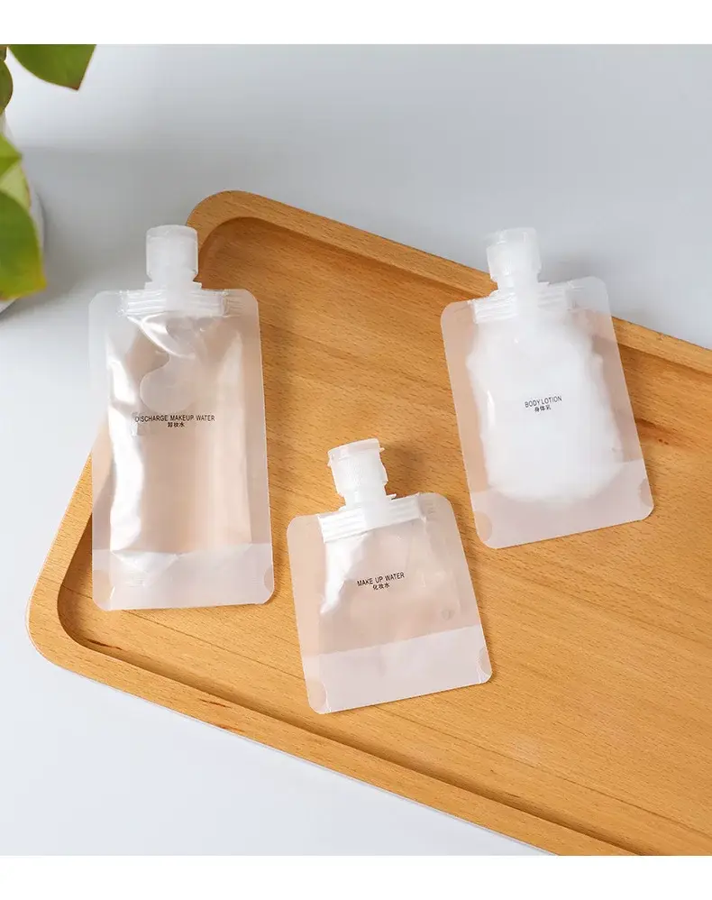 Travel packaging bag suit skin care lotion storage bag travel travel liquid portable squeeze packaging bottle — feature 14