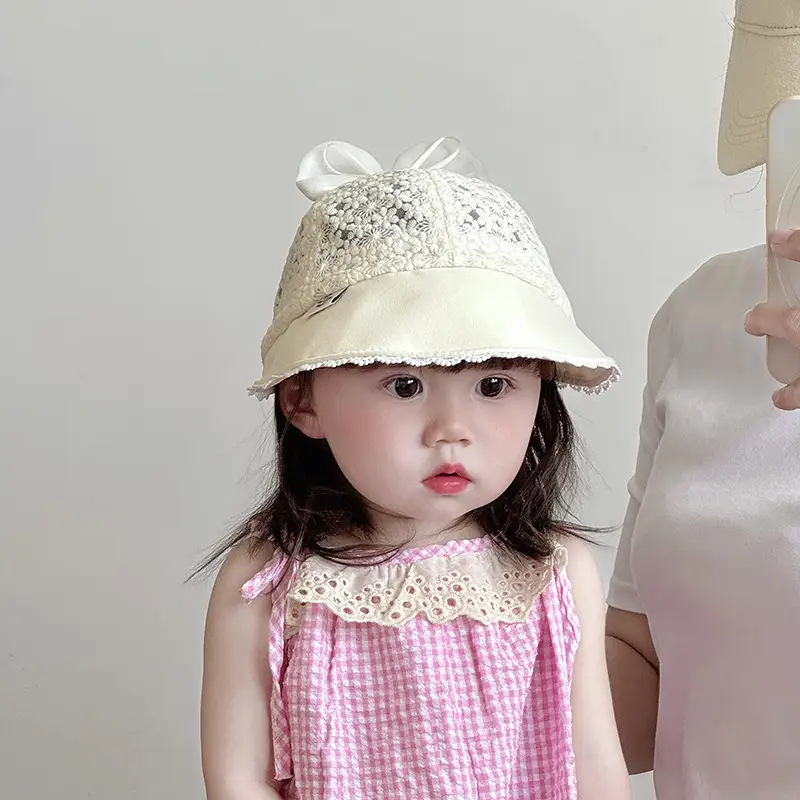 Baby Lace Princess Hat Pink Sunshade Cap — feature 4