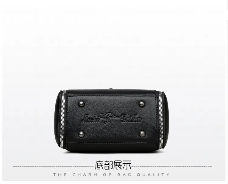 2026 Women's Black Leather Shoulder Crossbody Bag — feature 20