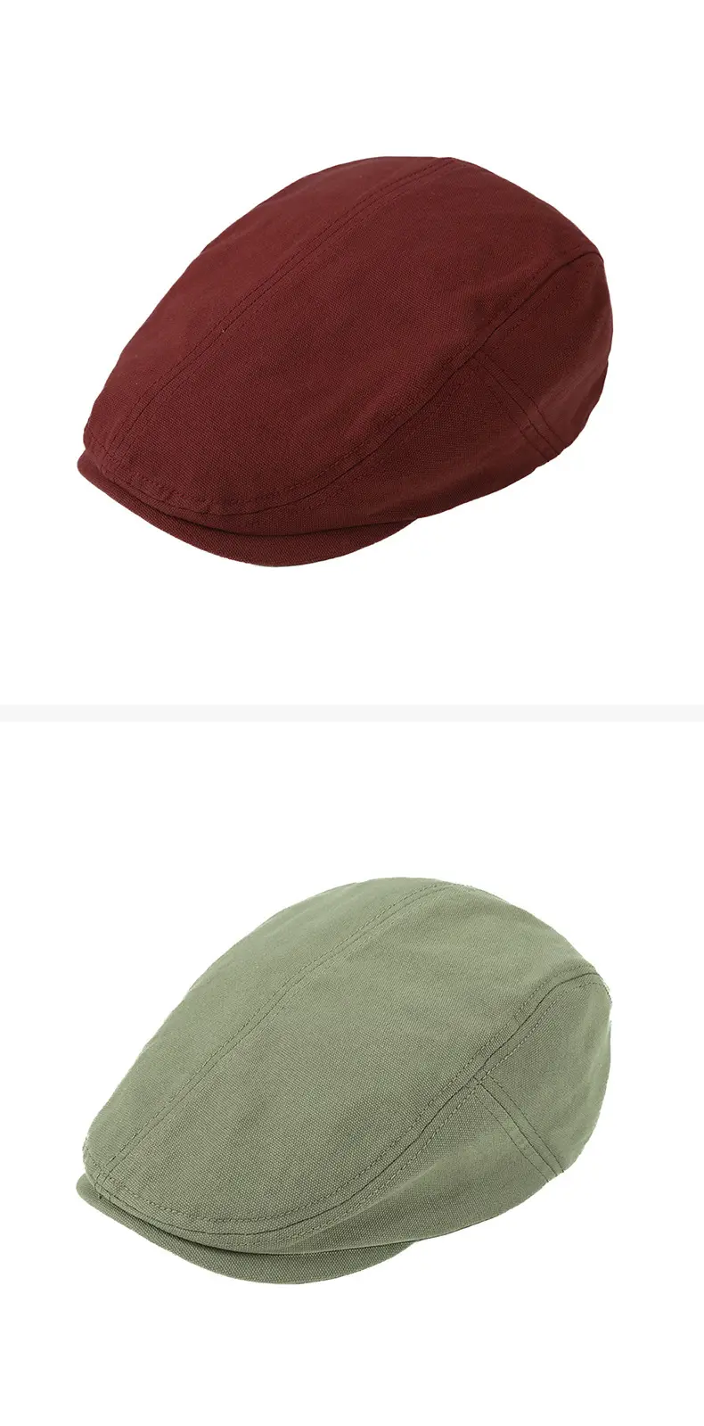 New Pure Cotton Forward Cap Solid Color — feature 10