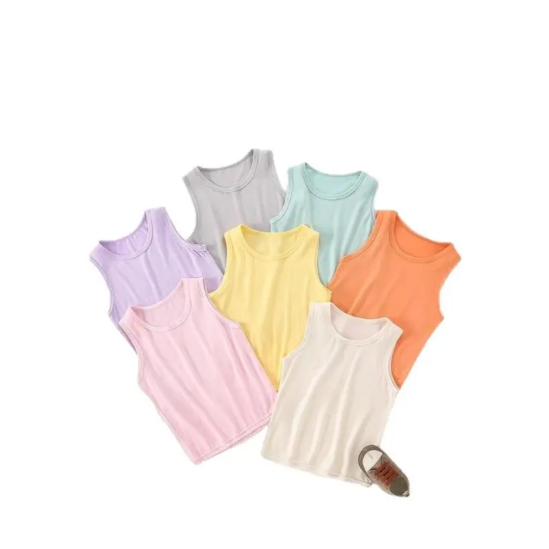 Pink Sleeveless Vest for Boys 2025 Summer