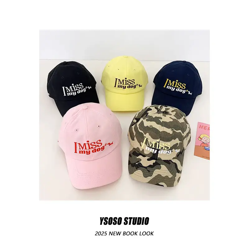Pink Miss My Dog Baseball Cap for Women — feature 2