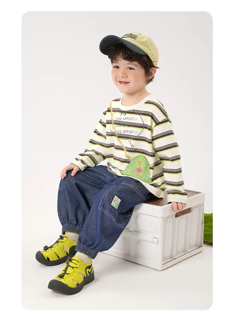 Boys Striped Long Sleeve T-Shirt Spring Clothing — feature 20