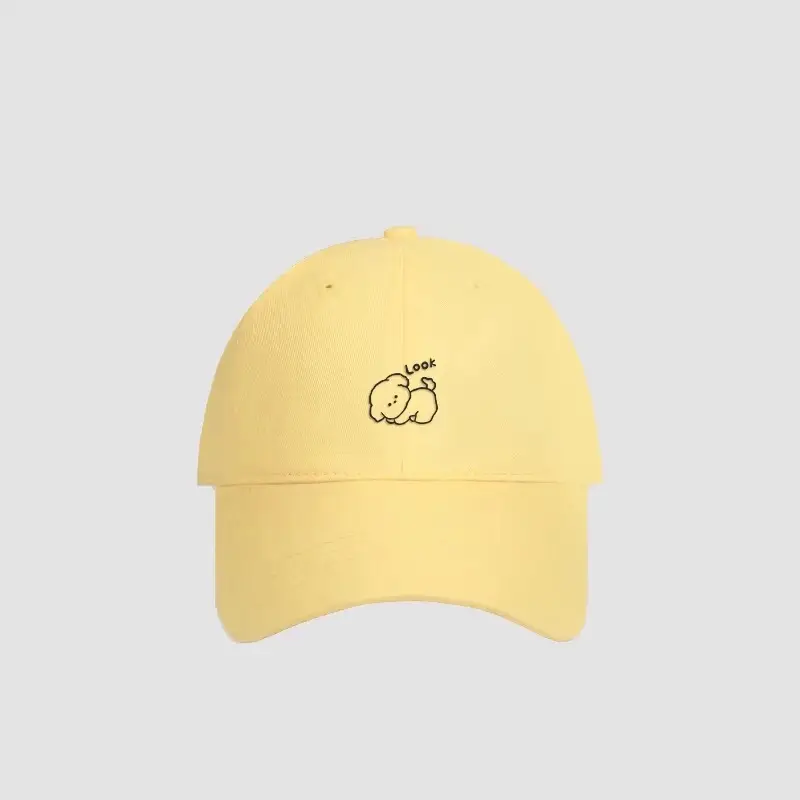 Women Purple Japanese Style Baseball Cap with Heat Transfer Print