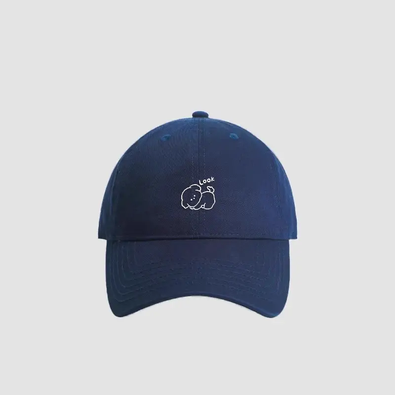 Women Purple Japanese Style Baseball Cap with Heat Transfer Print