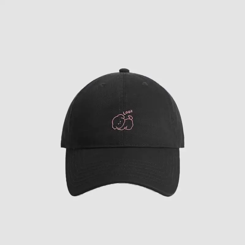 Women Purple Japanese Style Baseball Cap with Heat Transfer Print