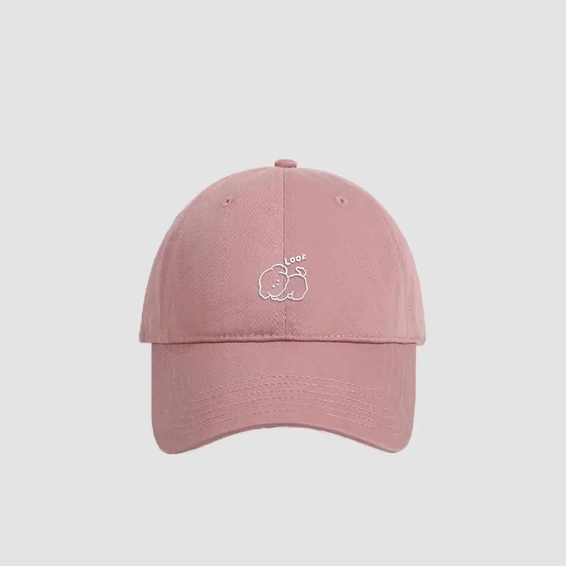 Women Purple Japanese Style Baseball Cap with Heat Transfer Print
