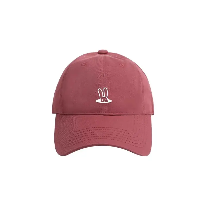 Women Purple Japanese Style Baseball Cap with Heat Transfer Print
