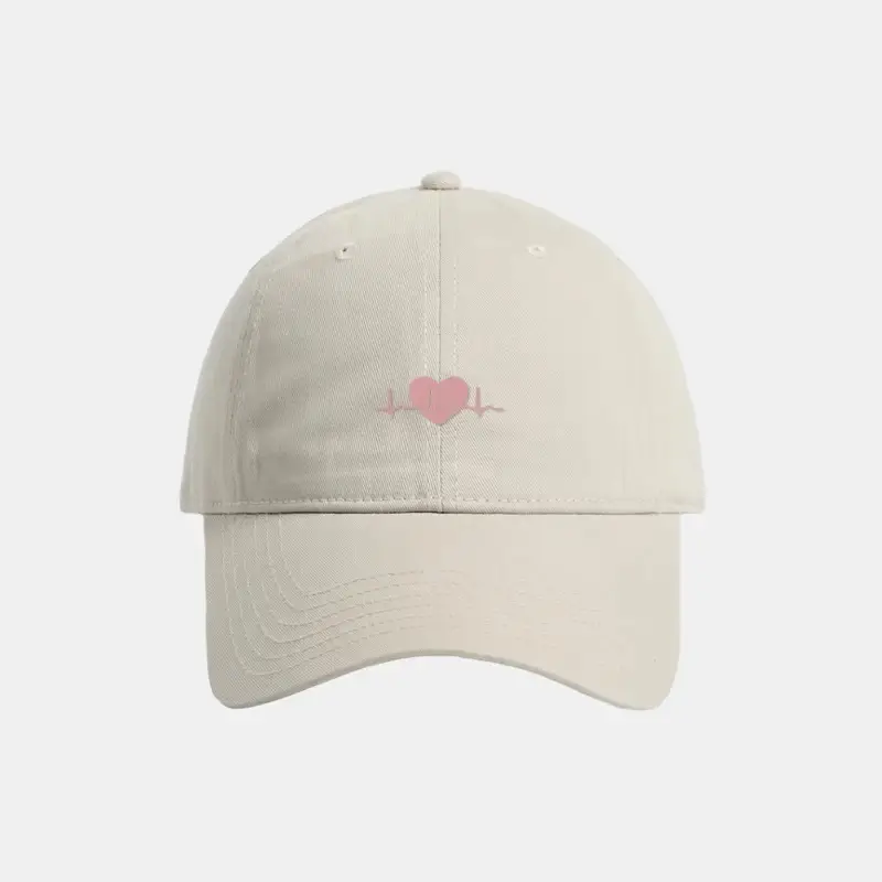 Women Purple Japanese Style Baseball Cap with Heat Transfer Print