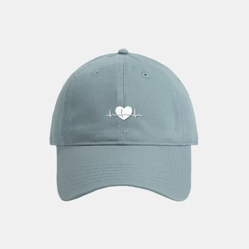 Women Purple Japanese Style Baseball Cap with Heat Transfer Print