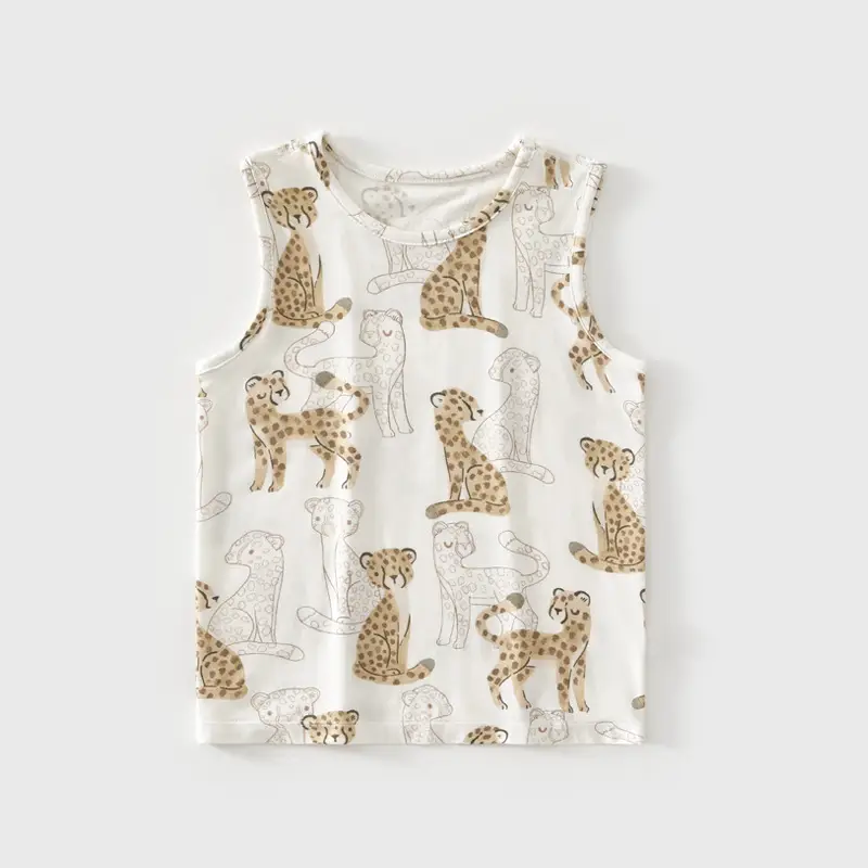 Baby Printed Sleeveless Vest for Boys Girls Cartoon Summer - Image 3