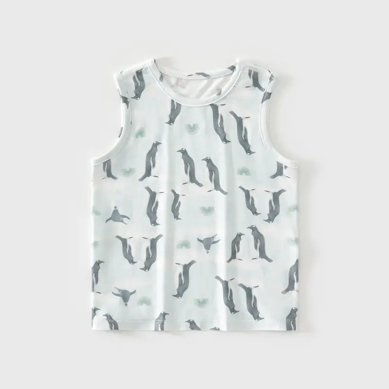 Baby Printed Sleeveless Vest for Boys Girls Cartoon Summer - Image 7