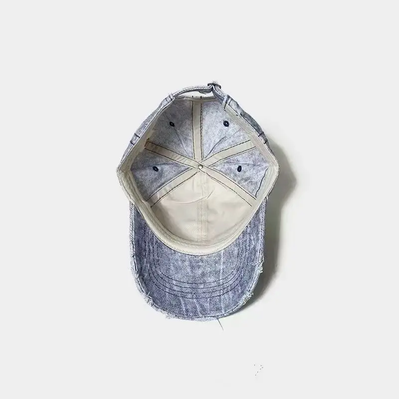Men's Heavy Industry Denim Hole Baseball Cap — feature 20