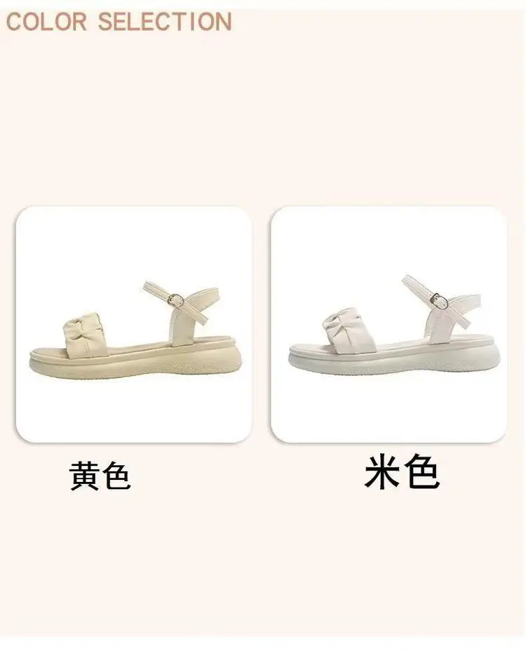 Women's White Roman Strap Flat Sandals Summer 2025 — feature 3