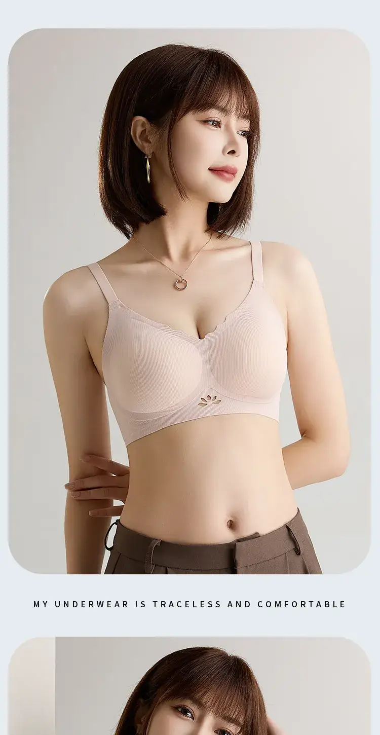 Soft Silk Push-Up Bra for Women Large Size — feature 16